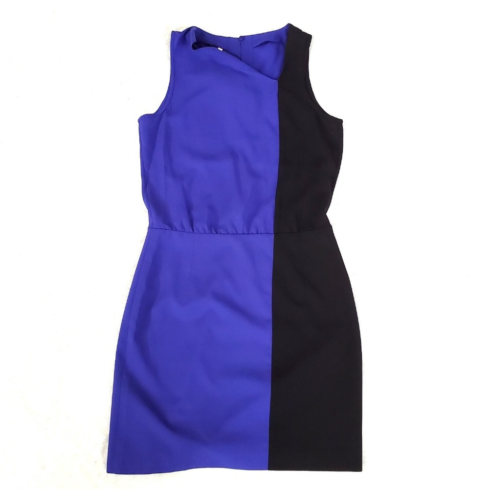 NWT 4.collective Colorblock Crepe Dress